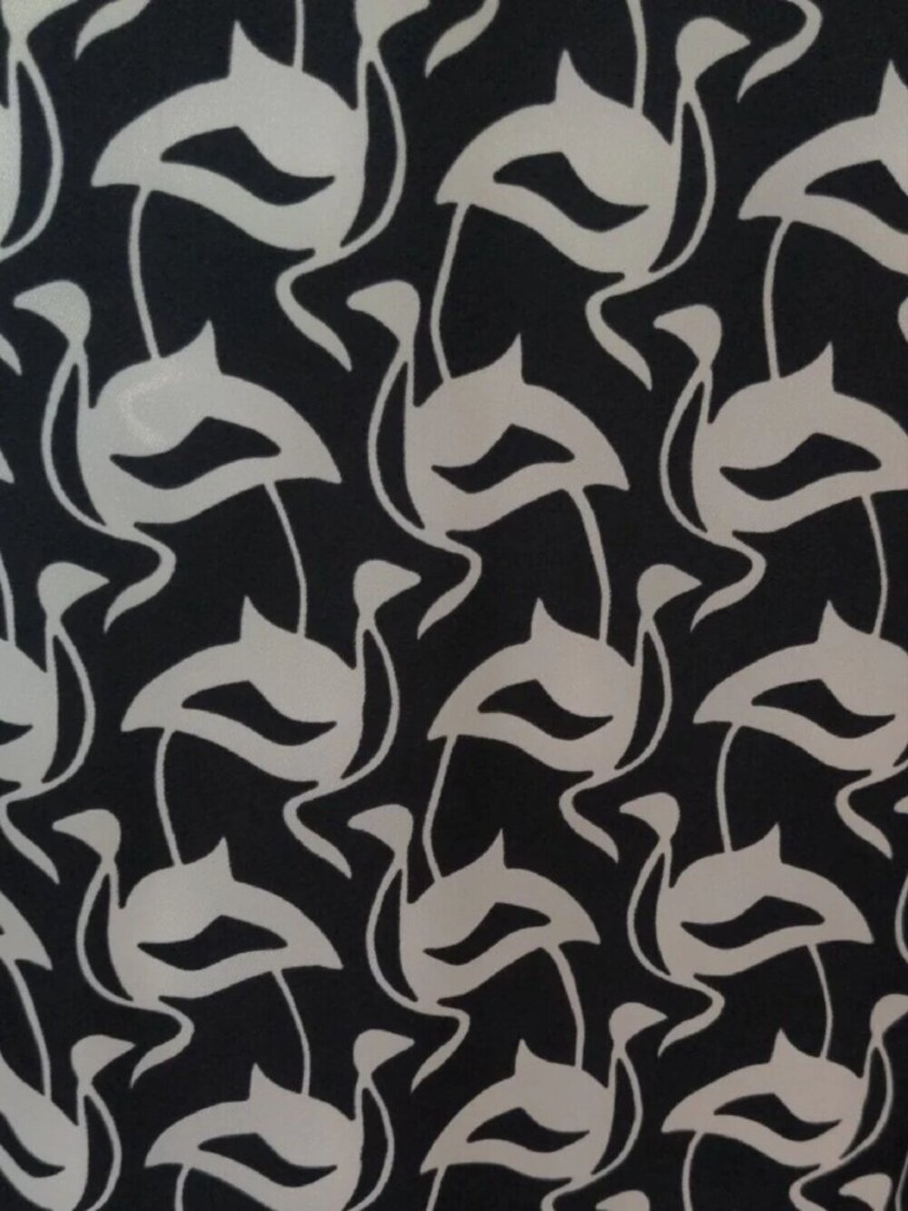 Zara Black White Abstract Print Midi Dress Minimalist Chic Size Small NWT - Picture 7 of 11